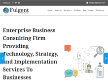 Tablet Screenshot of fulgentsol.com